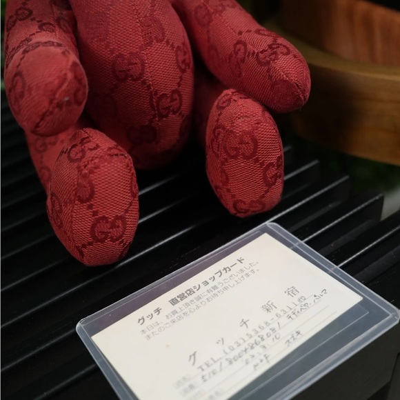 Auth Rare Gucci Bear in Red - Picture 2 of 5